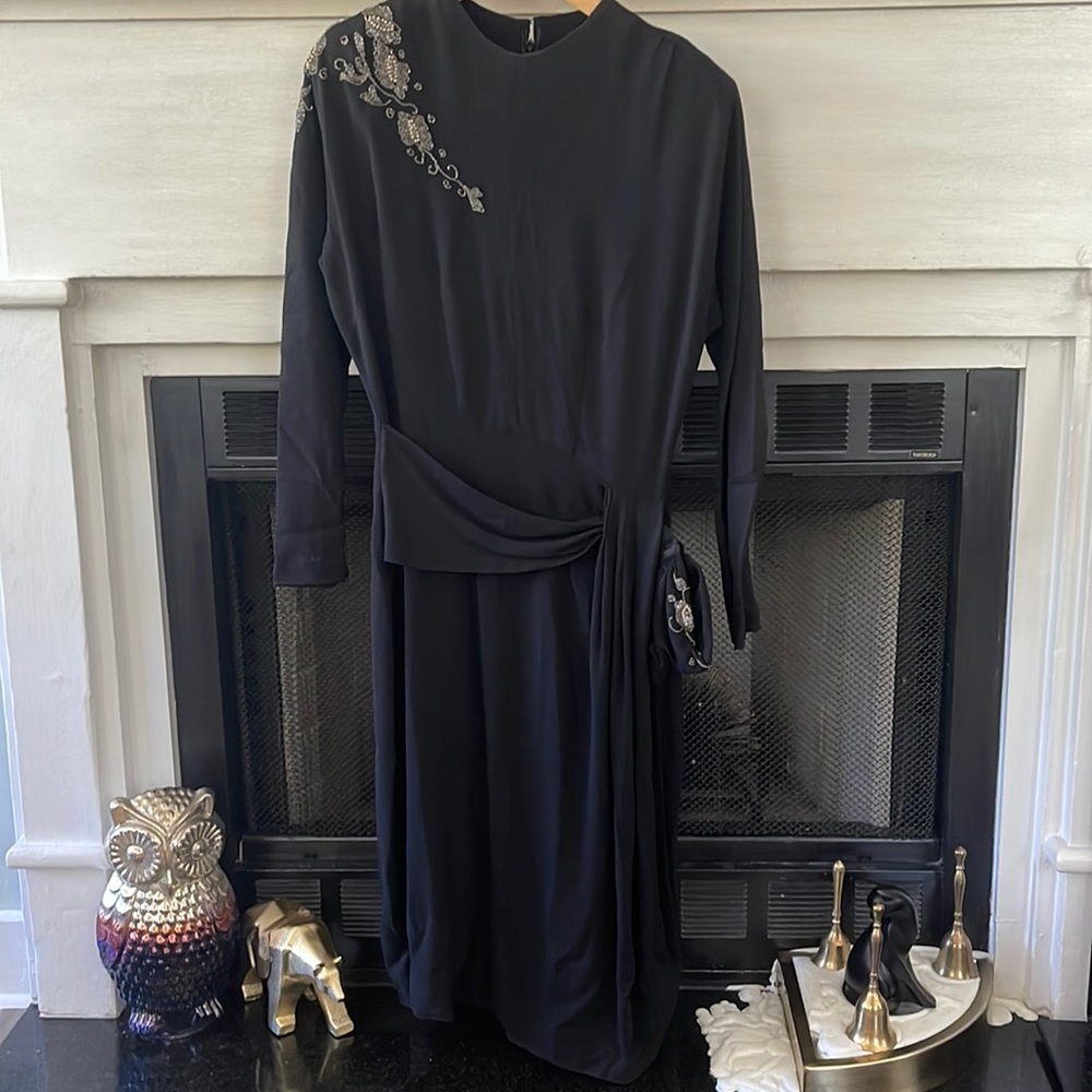Vintage 1940s Beaded Dress in Excellent Condition